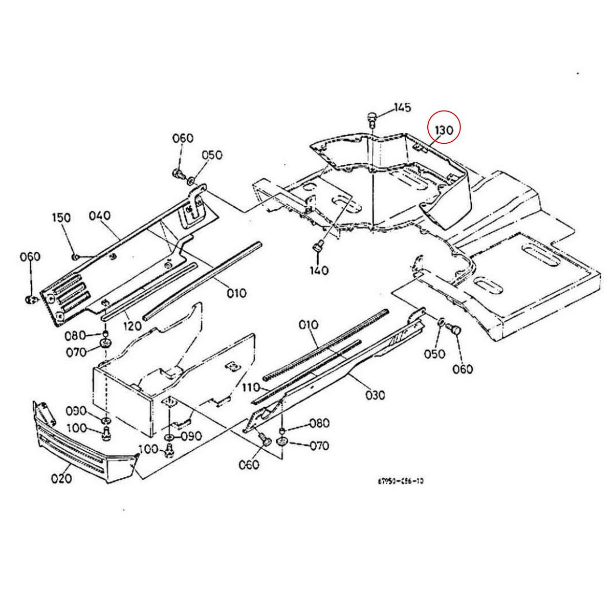 Kubota Κάλυμα 67950-53320. Ανταλλακτικά μεταχειρισμένα και καινούρια, εισαγόμενα από την Ιαπωνία σε άριστη κατάσταση. Βρείτε γνήσια - original και ιμιτασιόν - aftermarket ανταλλακτικά για όλα τα Kubota σε προσιτές τιμές.