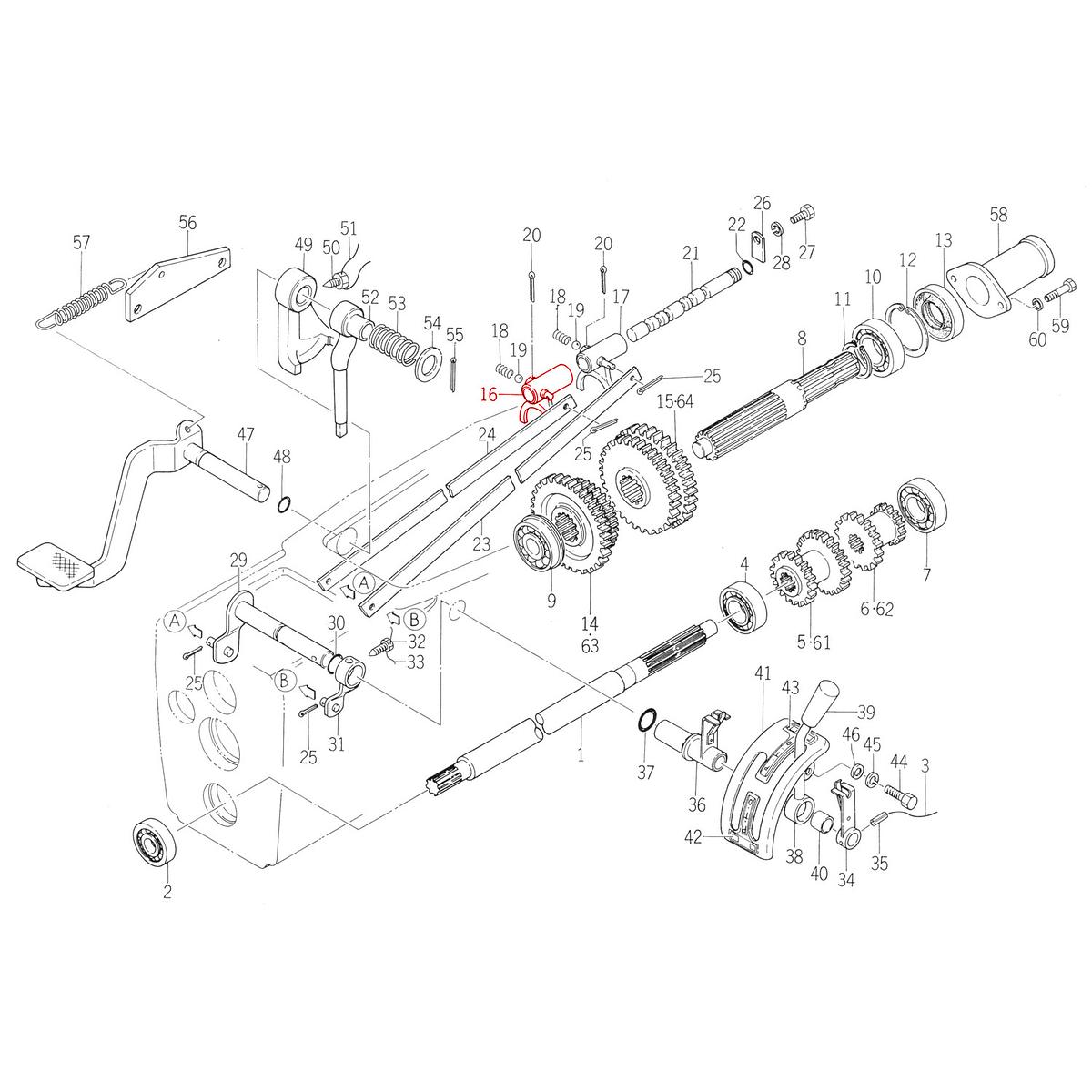 Φουρκέτα PTO αργό Iseki 1421-216-001-00. Ανταλλακτικά μεταχειρισμένα και καινούρια, εισαγόμενα από την Ιαπωνία σε άριστη κατάσταση. Βρείτε γνήσια - original και ιμιτασιόν - aftermarket ανταλλακτικά για όλα τα Iseki σε προσιτές τιμές.