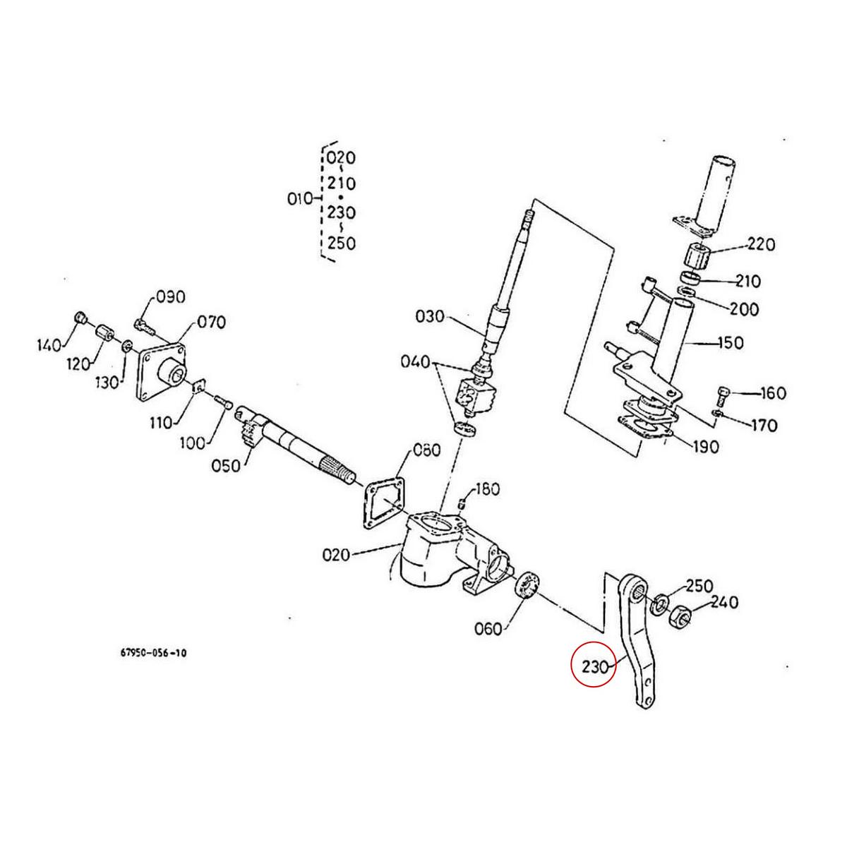 Kubota Μπράτσο τιμονιού 67950-41210. Ανταλλακτικά μεταχειρισμένα και καινούρια, εισαγόμενα από την Ιαπωνία σε άριστη κατάσταση. Βρείτε γνήσια - original και ιμιτασιόν - aftermarket ανταλλακτικά για όλα τα Kubota σε προσιτές τιμές.