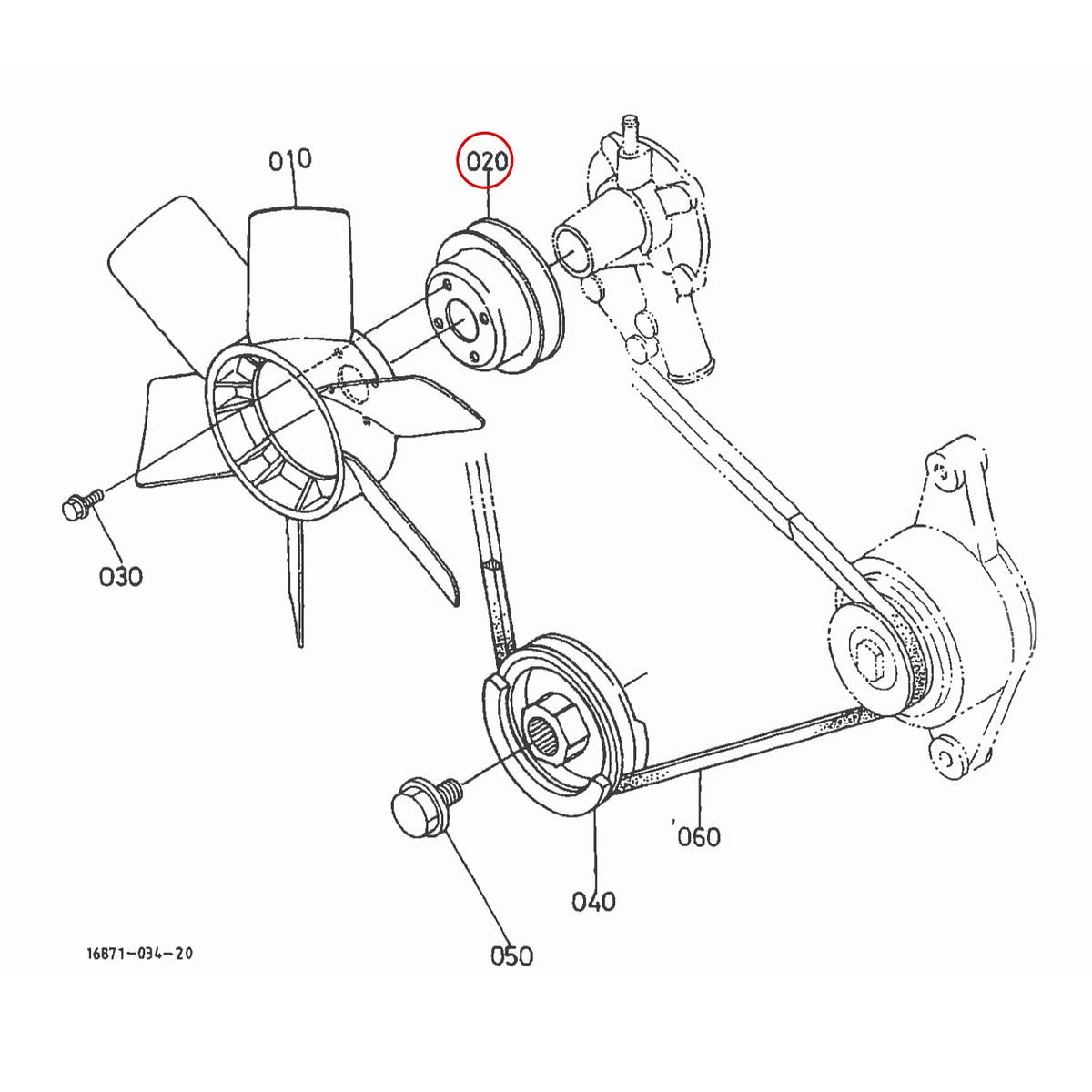 Kubota Τροχαλία 15841-74250. Ανταλλακτικά μεταχειρισμένα και καινούρια, εισαγόμενα από την Ιαπωνία σε άριστη κατάσταση. Βρείτε γνήσια - original και ιμιτασιόν - aftermarket ανταλλακτικά για όλα τα Kubota σε προσιτές τιμές.