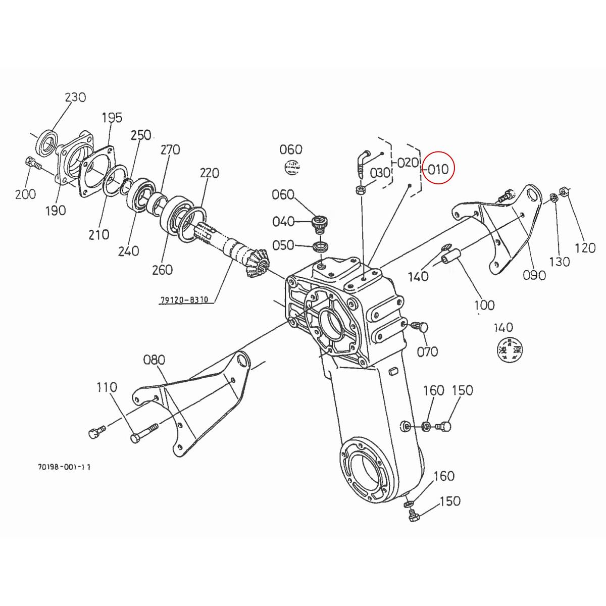 Kubota Κουτί φρέζας 79124-32100. Ανταλλακτικά μεταχειρισμένα και καινούρια, εισαγόμενα από την Ιαπωνία σε άριστη κατάσταση. Βρείτε γνήσια - original και ιμιτασιόν - aftermarket ανταλλακτικά για όλα τα Kubota σε προσιτές τιμές.