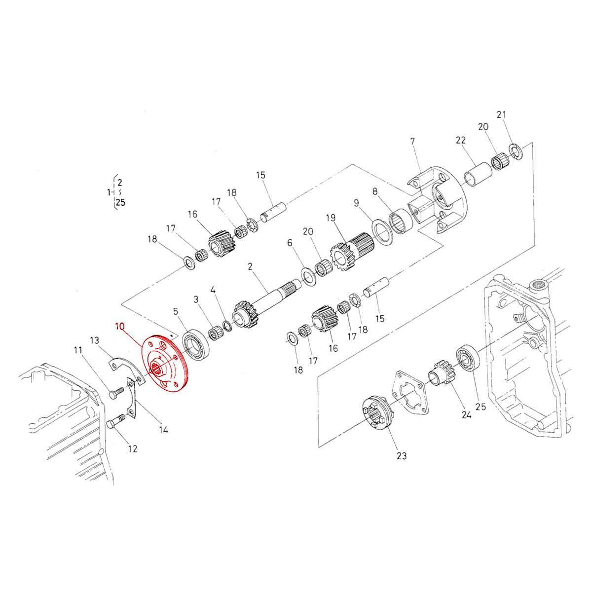 Καπάκι φορέα Kubota 67111-14870. Ανταλλακτικά μεταχειρισμένα και καινούρια, εισαγόμενα από την Ιαπωνία σε άριστη κατάσταση. Βρείτε γνήσια - original και ιμιτασιόν - aftermarket ανταλλακτικά για όλα τα τρακτέρ Kubota σε προσιτές τιμές.