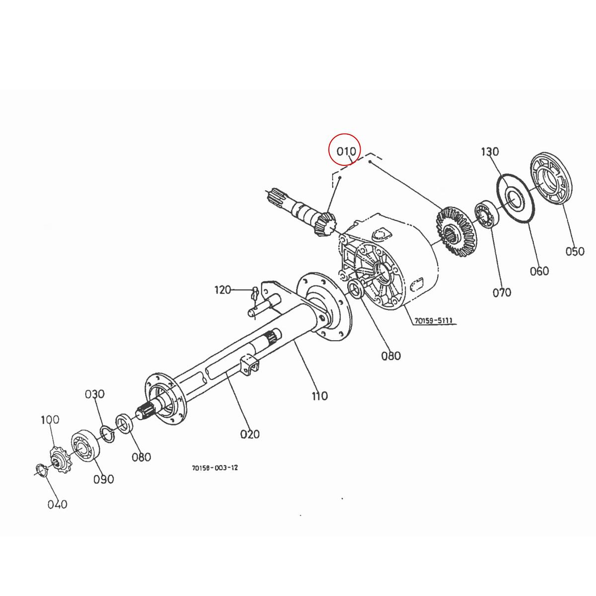 Kubota Κορώνα πηνίο 13-29 δόντια 70159-51200. Ανταλλακτικά μεταχειρισμένα και καινούρια, εισαγόμενα από την Ιαπωνία σε άριστη κατάσταση. Βρείτε γνήσια - original και ιμιτασιόν - aftermarket ανταλλακτικά για όλα τα Kubota σε προσιτές τιμές.