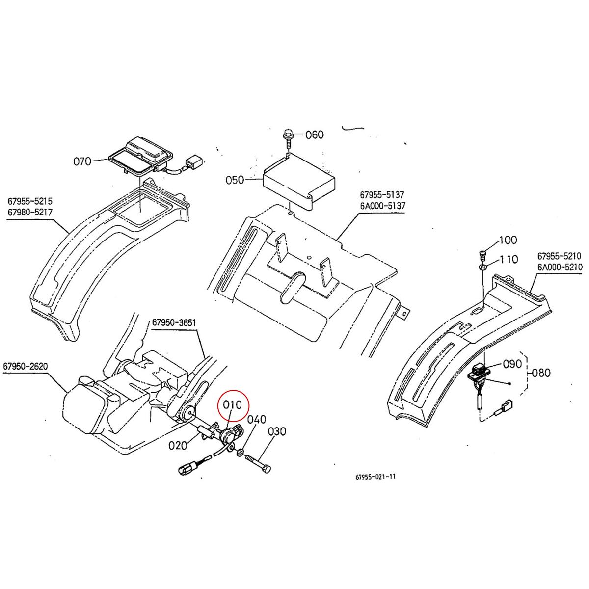 Kubota Ποτενσιόμετρο 67955-26180. Ανταλλακτικά μεταχειρισμένα και καινούρια, εισαγόμενα από την Ιαπωνία σε άριστη κατάσταση. Βρείτε γνήσια - original και ιμιτασιόν - aftermarket ανταλλακτικά για όλα τα Kubota σε προσιτές τιμές.