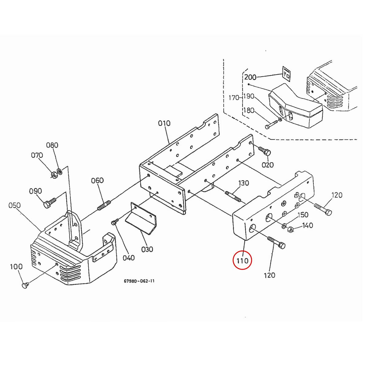 Kubota Αντίβαρο 67980-51290. Ανταλλακτικά μεταχειρισμένα και καινούρια, εισαγόμενα από την Ιαπωνία σε άριστη κατάσταση. Βρείτε γνήσια - original και ιμιτασιόν - aftermarket ανταλλακτικά για όλα τα Kubota σε προσιτές τιμές.