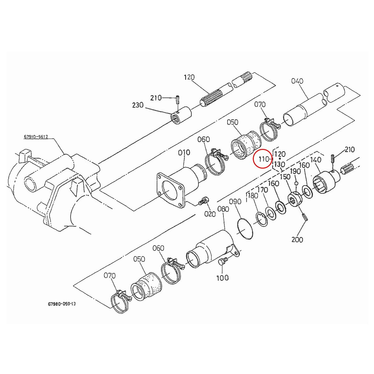 Kubota Κόμπλερ 67910-57200. Ανταλλακτικά μεταχειρισμένα και καινούρια, εισαγόμενα από την Ιαπωνία σε άριστη κατάσταση. Βρείτε γνήσια - original και ιμιτασιόν - aftermarket ανταλλακτικά για όλα τα Kubota σε προσιτές τιμές.
