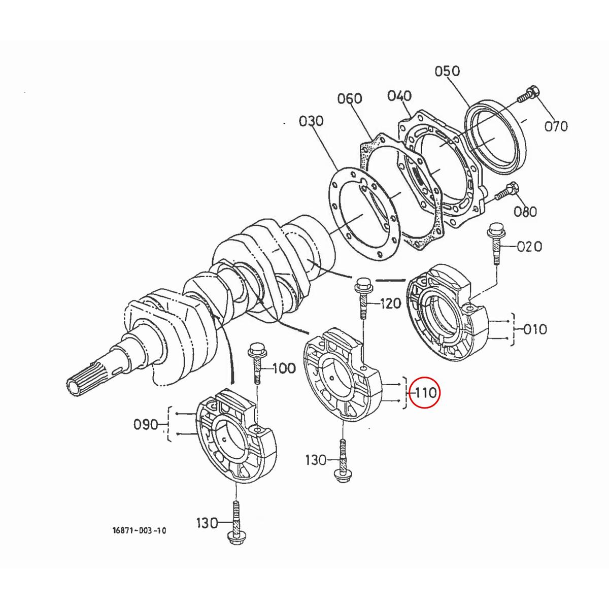 Kubota Καβαλέτο 16861-04050. Ανταλλακτικά μεταχειρισμένα και καινούρια, εισαγόμενα από την Ιαπωνία σε άριστη κατάσταση. Βρείτε γνήσια - original και ιμιτασιόν - aftermarket ανταλλακτικά για όλα τα Kubota σε προσιτές τιμές.
