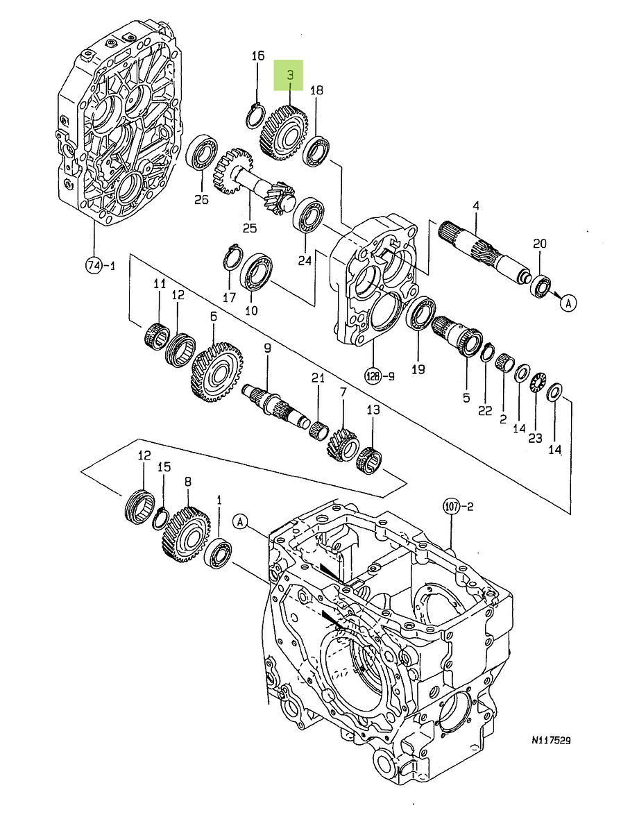 Gear 29 Teeth Yanmar 198071-25710. Used and new spare parts, imported from Japan in excellent condition. Find genuine - original and aftermarket spare parts for all Kubota tractors at affordable prices.
