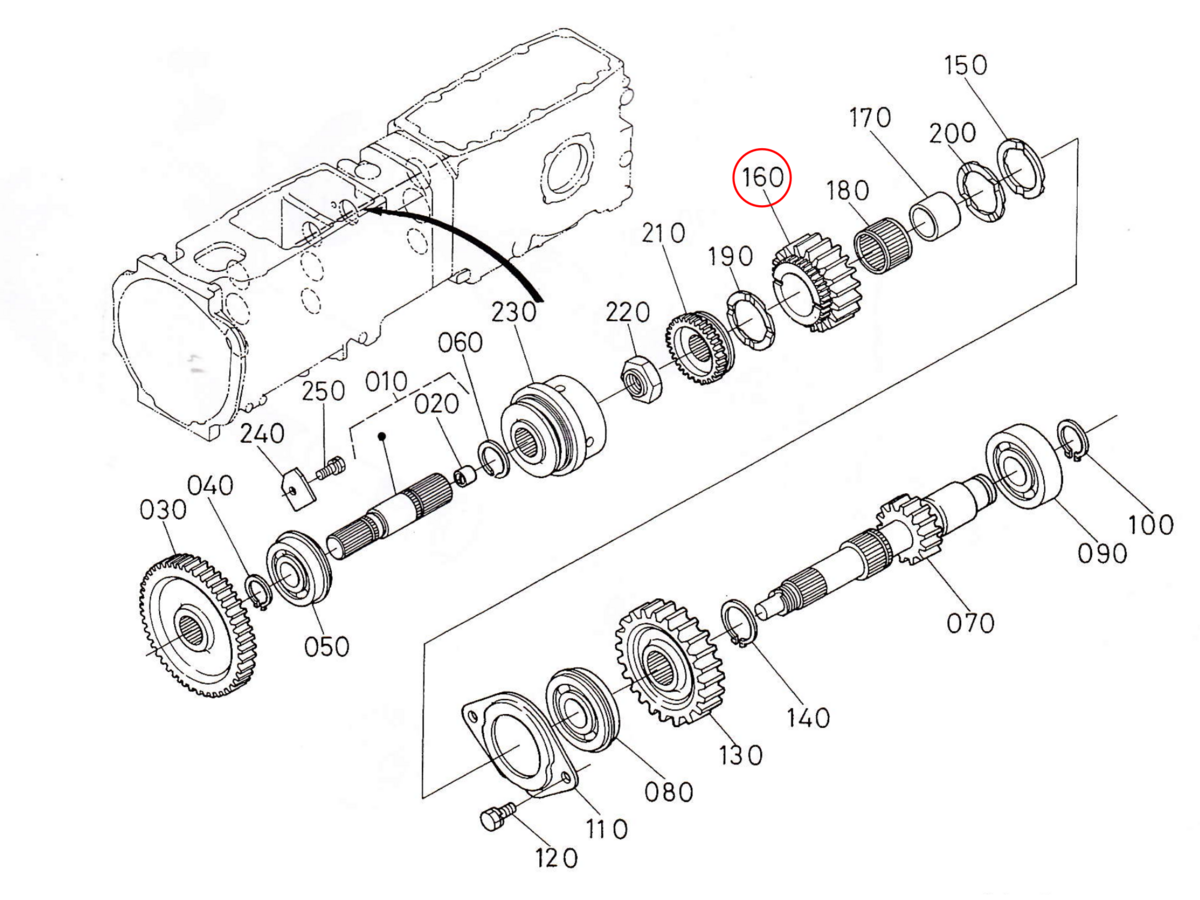 Γρανάζι κόμπλερ 18 δόντια ραβέρσας Kubota: 31351-22810. Ανταλλακτικά μεταχειρισμένα και καινούρια, εισαγόμενα από την Ιαπωνία σε άριστη κατάσταση. Βρείτε γνήσια - original και ιμιτασιόν - aftermarket ανταλλακτικά για όλα τα Kubota σε προσιτές τιμές.