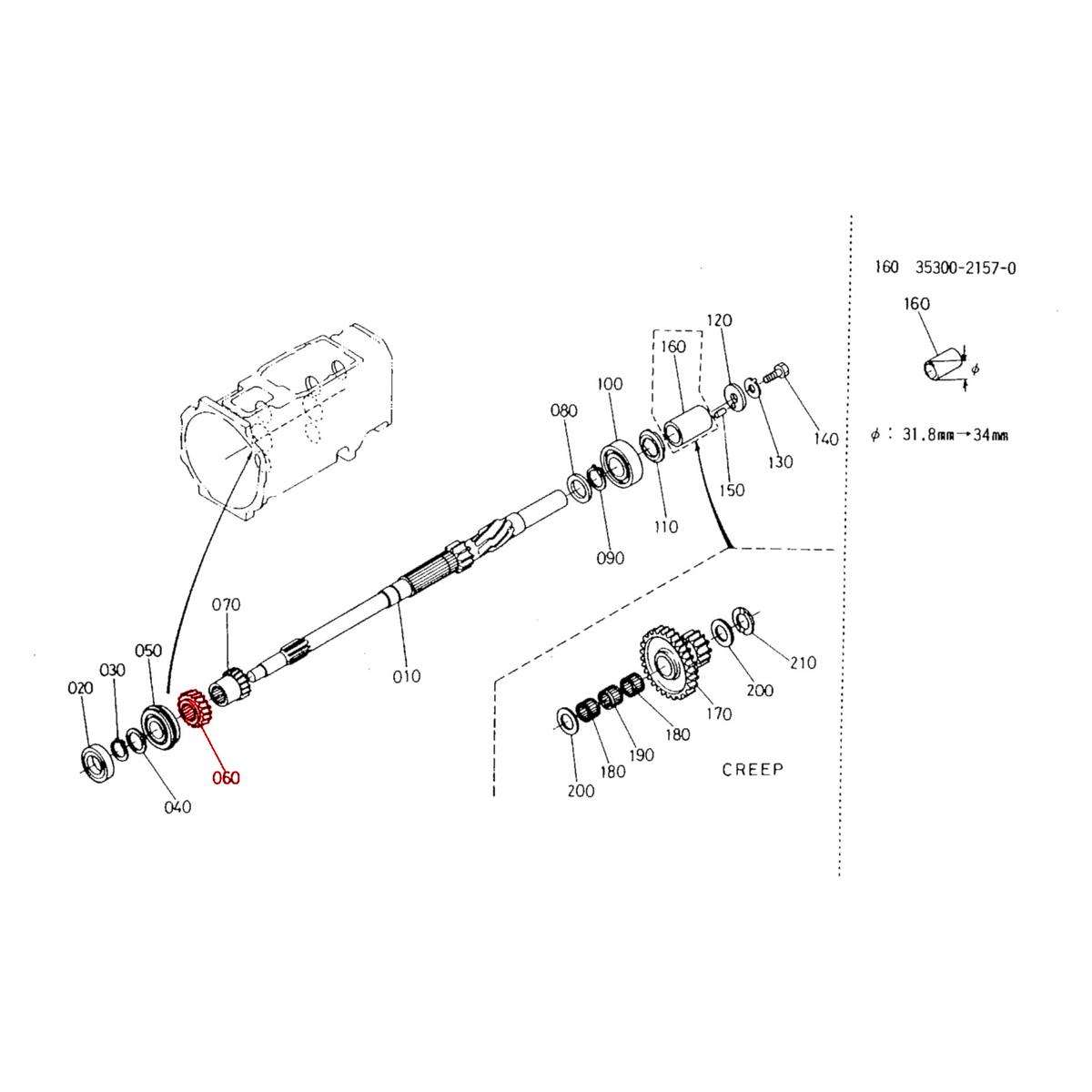 Γρανάζι 24T Kubota 35340-21532. Ανταλλακτικά μεταχειρισμένα και καινούρια, εισαγόμενα από την Ιαπωνία σε άριστη κατάσταση. Βρείτε γνήσια - original και ιμιτασιόν - aftermarket ανταλλακτικά για όλα τα τρακτέρ Kubota σε προσιτές τιμές.