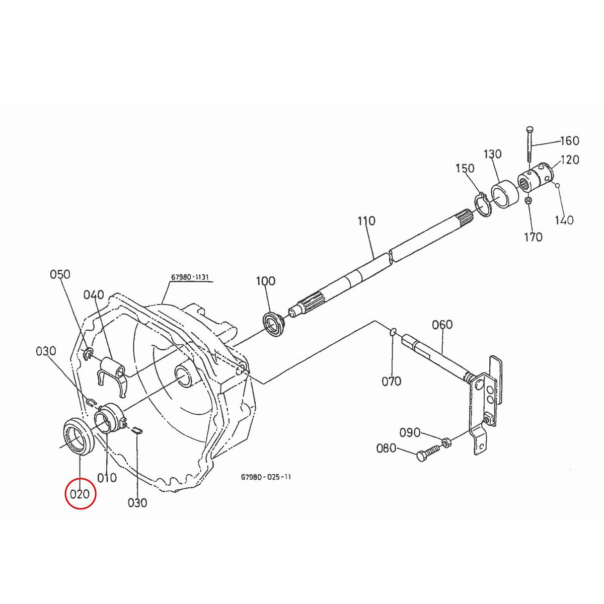 Kubota Bearing 37150-14820. Used and new spare parts, imported from Japan in excellent condition. Find genuine - original and aftermarket spare parts for all Kubota tractors at affordable prices.