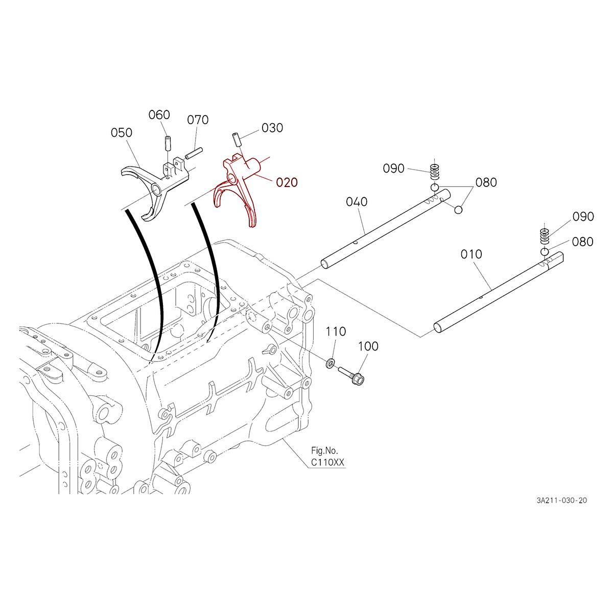Φουρκέτα 1ης-2ης, κύριου άξονα Kubota 3A211-29140. Ανταλλακτικά μεταχειρισμένα και καινούρια, εισαγόμενα από την Ιαπωνία σε άριστη κατάσταση. Βρείτε γνήσια - original και ιμιτασιόν - aftermarket ανταλλακτικά για όλα τα Kubota σε προσιτές τιμές.