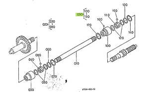 Μπιλιοφόρος Πίσω Πλήρης Kubota 67950-13730. Ανταλλακτικά μεταχειρισμένα και καινούρια, εισαγόμενα από την Ιαπωνία σε άριστη κατάσταση. Βρείτε γνήσια - original και ιμιτασιόν - aftermarket ανταλλακτικά για όλα τα Kubota σε προσιτές τιμές.