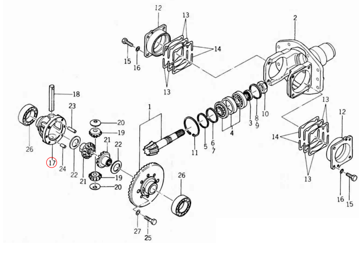 Βάση κορώνας εμπρός διαφορικού 4x4 Iseki: 1550-432-002-00. Ανταλλακτικά μεταχειρισμένα και καινούρια, εισαγόμενα από την Ιαπωνία σε άριστη κατάσταση. Βρείτε γνήσια - original και ιμιτασιόν - aftermarket ανταλλακτικά για όλα τα Iseki σε προσιτές τιμές.