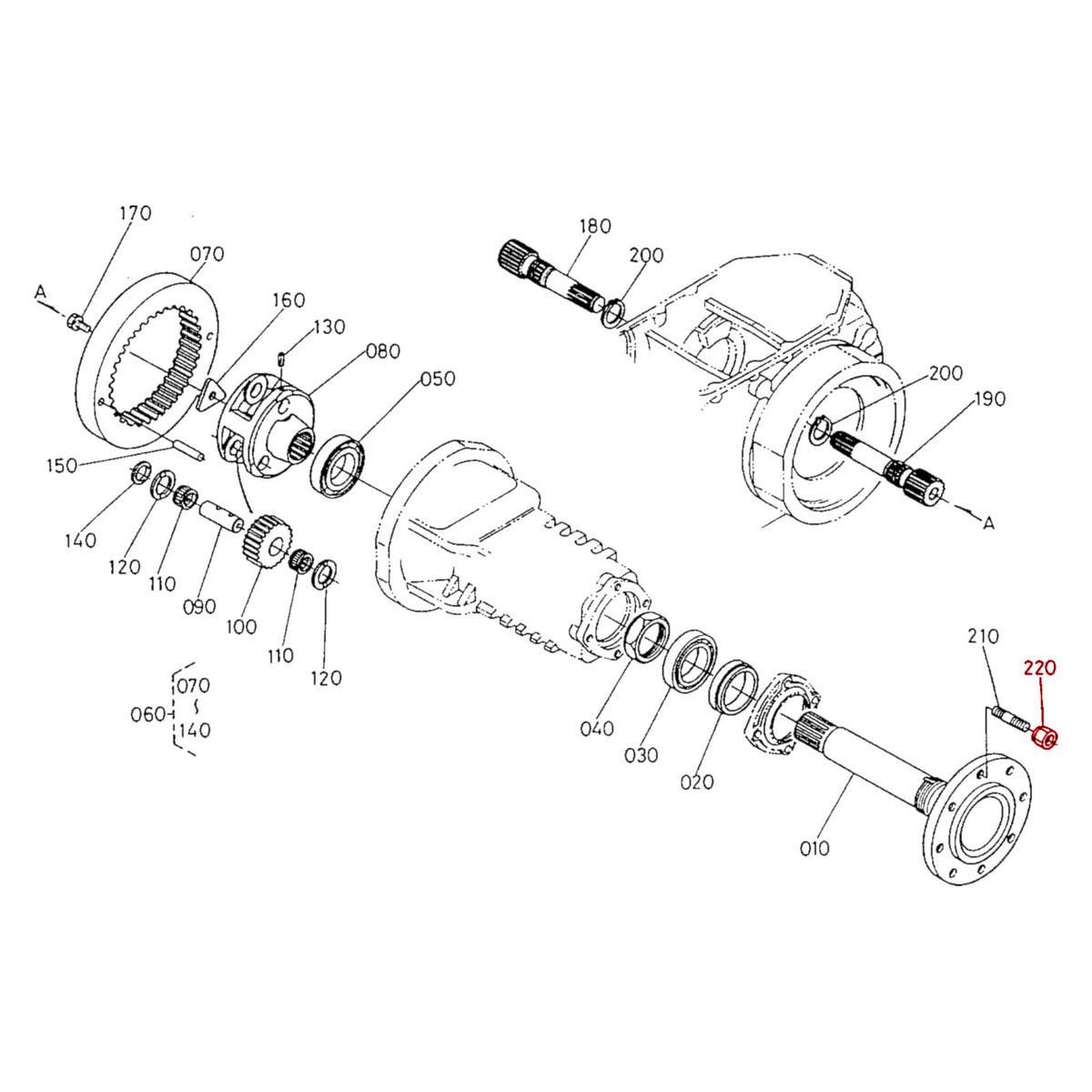 Παξιμάδι τροχού πίσω Kubota 35707-49170. Ανταλλακτικά μεταχειρισμένα και καινούρια, εισαγόμενα από την Ιαπωνία σε άριστη κατάσταση. Βρείτε γνήσια - original και ιμιτασιόν - aftermarket ανταλλακτικά για όλα τα τρακτέρ Kubota σε προσιτές τιμές.