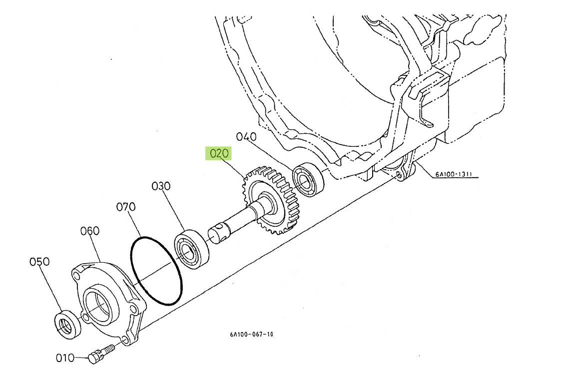 Άξονας Γρανάζι 47 Δόντια Kubota 6A100-13910. Ανταλλακτικά μεταχειρισμένα και καινούρια, εισαγόμενα από την Ιαπωνία σε άριστη κατάσταση. Βρείτε γνήσια - original και ιμιτασιόν - aftermarket ανταλλακτικά για όλα τα Kubota σε προσιτές τιμές.
