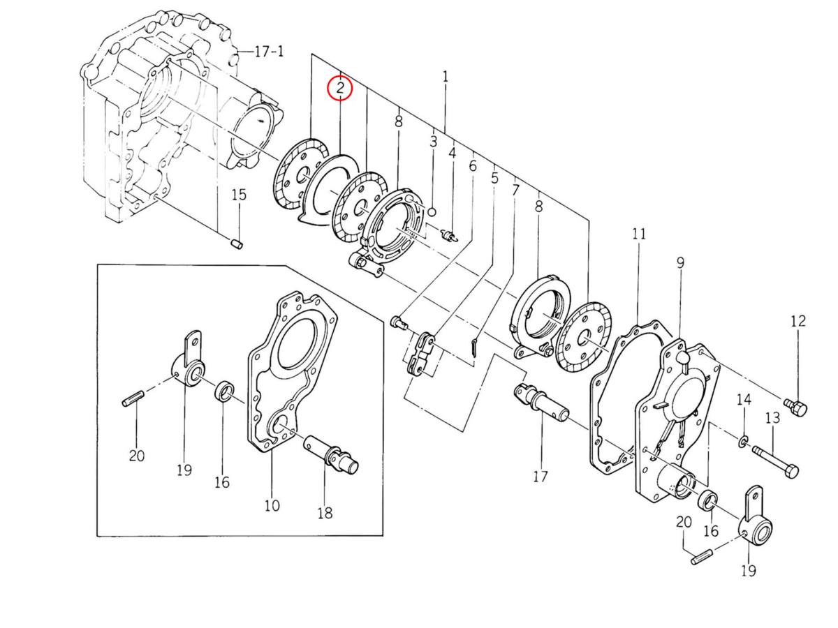 Δισκάκι φρένου μεταλικό Iseki: 1544-310-282-00. Ανταλλακτικά μεταχειρισμένα και καινούρια, εισαγόμενα από την Ιαπωνία σε άριστη κατάσταση. Βρείτε γνήσια - original και ιμιτασιόν - aftermarket ανταλλακτικά για όλα τα Iseki σε προσιτές τιμές.