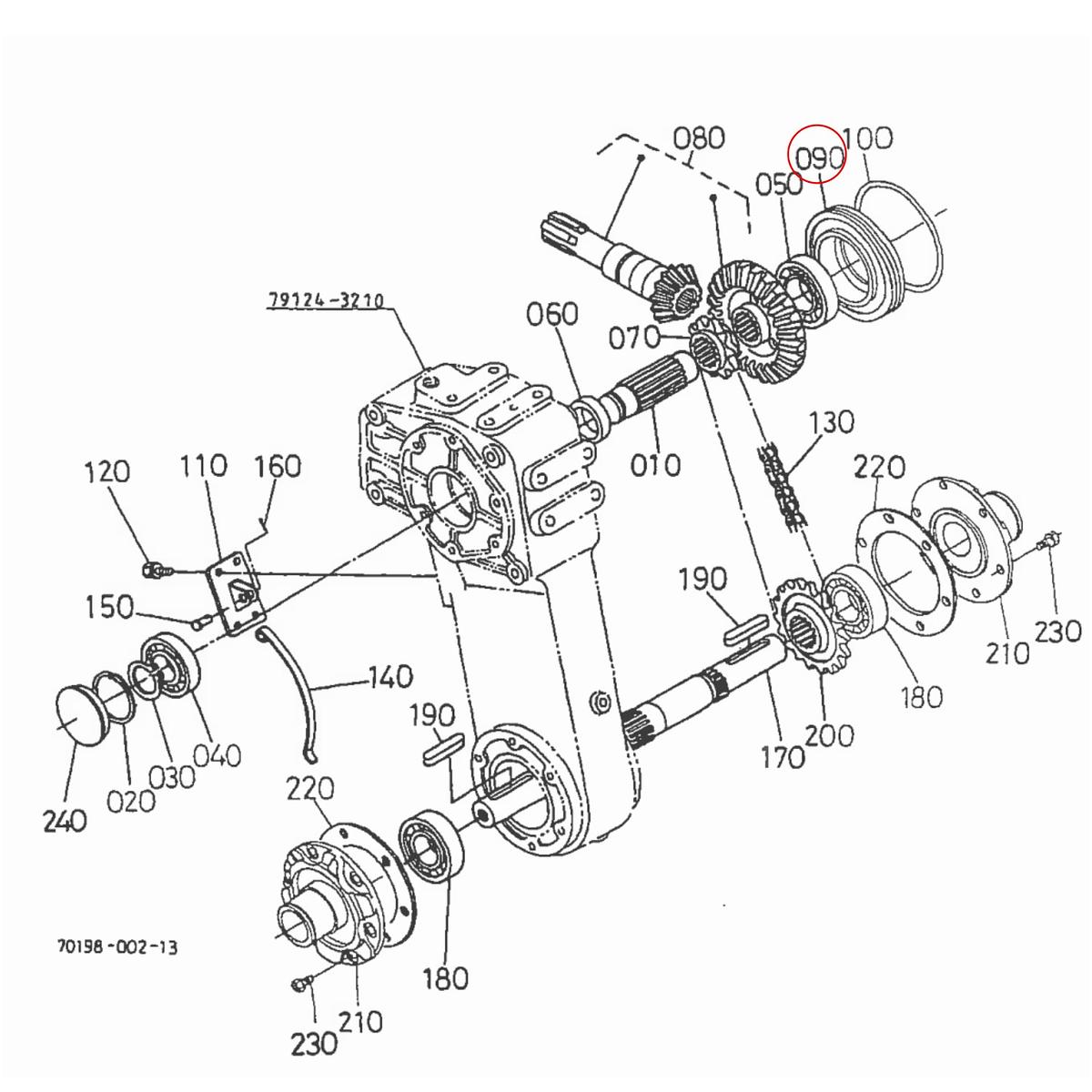 Kubota Bearing case 79167-31850. Used and new spare parts, imported from Japan in excellent condition. Find genuine - original and aftermarket spare parts for all Kubota tractors at affordable prices.