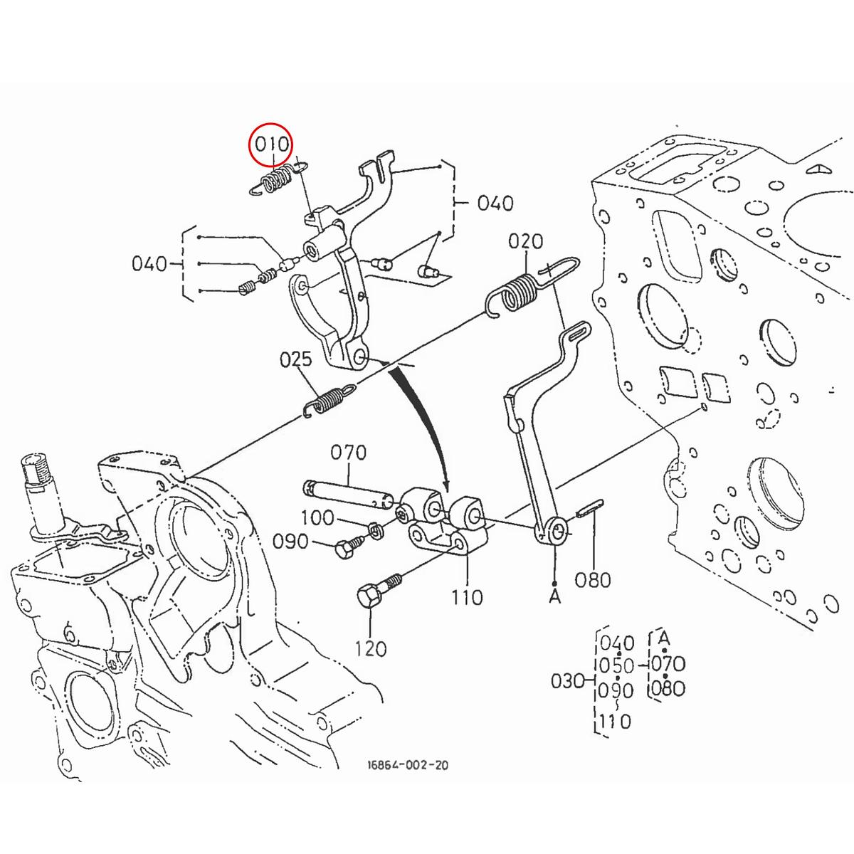 Kubota Ελατήριο 15841-56480. Ανταλλακτικά μεταχειρισμένα και καινούρια, εισαγόμενα από την Ιαπωνία σε άριστη κατάσταση. Βρείτε γνήσια - original και ιμιτασιόν - aftermarket ανταλλακτικά για όλα τα Kubota σε προσιτές τιμές.