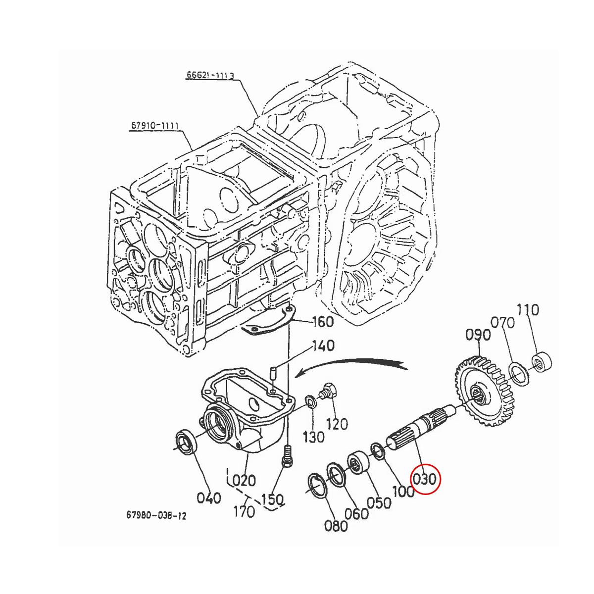 Kubota Άξονας 67910-12320. Ανταλλακτικά μεταχειρισμένα και καινούρια, εισαγόμενα από την Ιαπωνία σε άριστη κατάσταση. Βρείτε γνήσια - original και ιμιτασιόν - aftermarket ανταλλακτικά για όλα τα Kubota σε προσιτές τιμές.