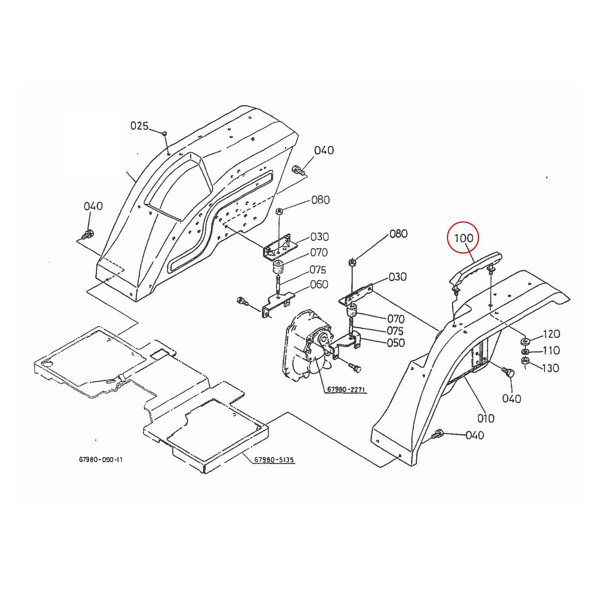 Kubota Χερούλι 67950-52310. Ανταλλακτικά μεταχειρισμένα και καινούρια, εισαγόμενα από την Ιαπωνία σε άριστη κατάσταση. Βρείτε γνήσια - original και ιμιτασιόν - aftermarket ανταλλακτικά για όλα τα Kubota σε προσιτές τιμές.