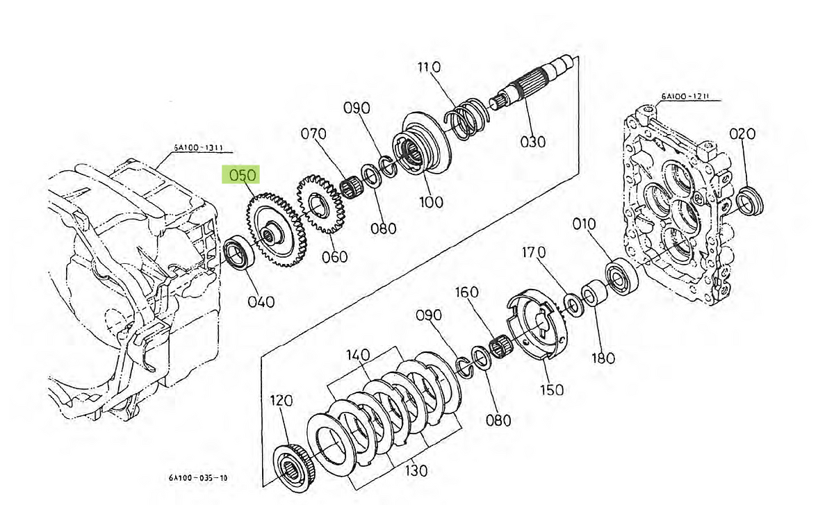 Γρανάζι 57 Δόντια Kubota 6A100-13830. Ανταλλακτικά μεταχειρισμένα και καινούρια, εισαγόμενα από την Ιαπωνία σε άριστη κατάσταση. Βρείτε γνήσια - original και ιμιτασιόν - aftermarket ανταλλακτικά για όλα τα Kubota σε προσιτές τιμές.