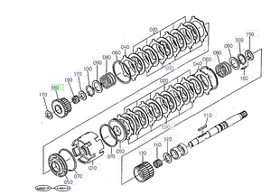 Γρανάζι 29 Δόντια Συμπλέκτη BI-SPEED Kubota 36920-40190