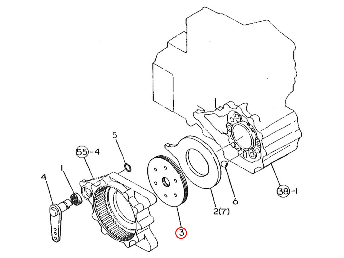 Disk brake plate friction Yanmar: 198511-36320. Used and new spare parts, imported from Japan in excellent condition. Find genuine - original and aftermarket spare parts for all Yanmar tractors at affordable price.