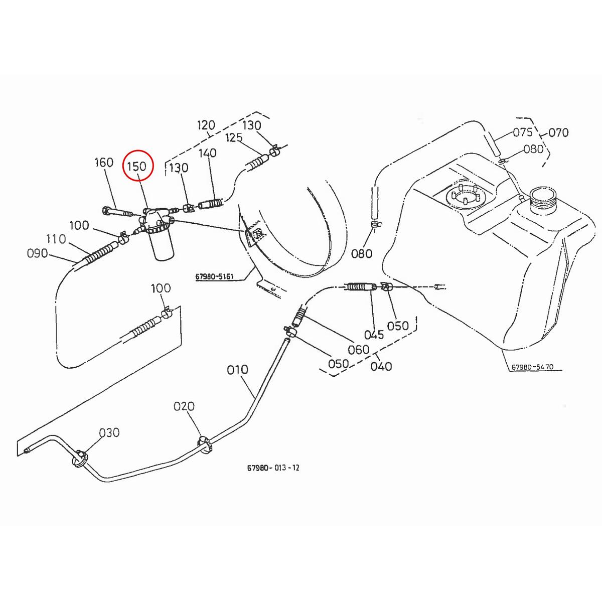 Kubota Ρουμπινέτο πετρελαίου 15231-43010. Ανταλλακτικά μεταχειρισμένα και καινούρια, εισαγόμενα από την Ιαπωνία σε άριστη κατάσταση. Βρείτε γνήσια - original και ιμιτασιόν - aftermarket ανταλλακτικά για όλα τα Kubota σε προσιτές τιμές.