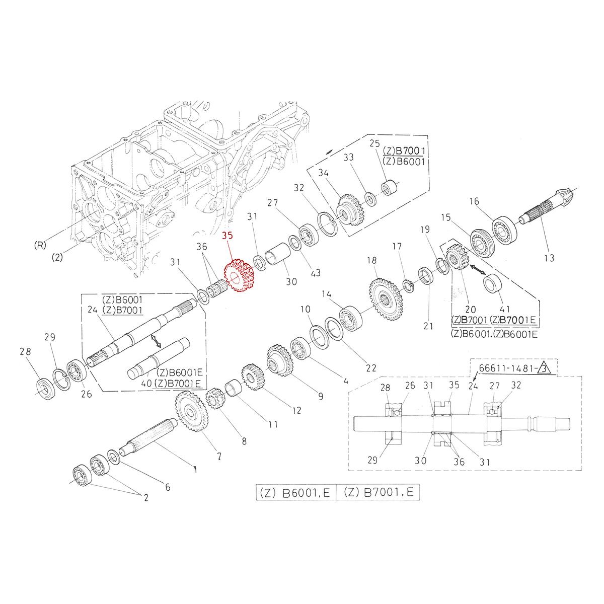 Γρανάζι 18-22 δόντια Kubota 66711-14851. Ανταλλακτικά μεταχειρισμένα και καινούρια, εισαγόμενα από την Ιαπωνία σε άριστη κατάσταση. Βρείτε γνήσια - original και ιμιτασιόν - aftermarket ανταλλακτικά για όλα τα τρακτέρ Kubota σε προσιτές τιμές.