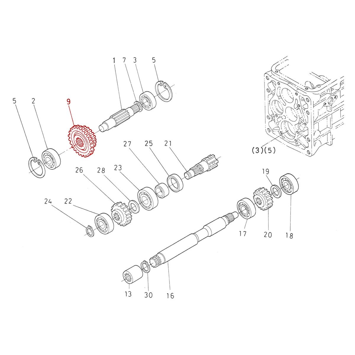 Γρανάζι 18-22 δόντια Kubota 66621-14422. Ανταλλακτικά μεταχειρισμένα και καινούρια, εισαγόμενα από την Ιαπωνία σε άριστη κατάσταση. Βρείτε γνήσια - original και ιμιτασιόν - aftermarket ανταλλακτικά για όλα τα τρακτέρ Kubota σε προσιτές τιμές.