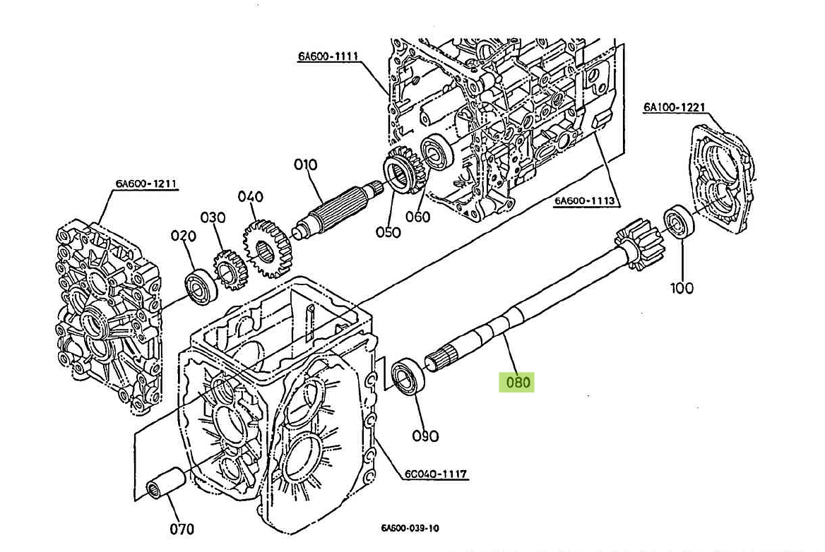 Άξονας PTO 12 Δόντια Kubota 6A600-14410. Ανταλλακτικά μεταχειρισμένα και καινούρια, εισαγόμενα από την Ιαπωνία σε άριστη κατάσταση. Βρείτε γνήσια - original και ιμιτασιόν - aftermarket ανταλλακτικά για όλα τα Kubota σε προσιτές τιμές.