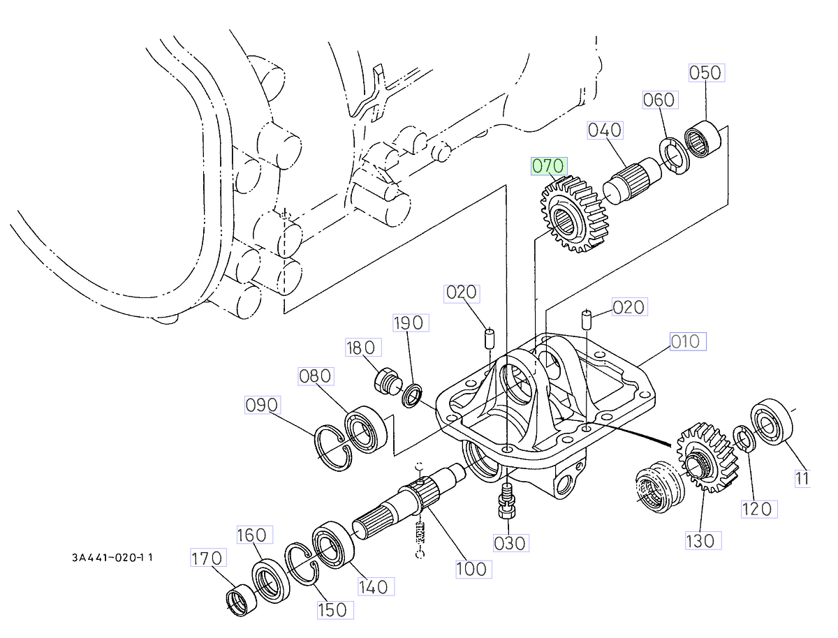 Γρανάζι 25 Δόντια Kubota 3A021-41220. Ανταλλακτικά μεταχειρισμένα και καινούρια, εισαγόμενα από την Ιαπωνία σε άριστη κατάσταση. Βρείτε γνήσια - original και ιμιτασιόν - aftermarket ανταλλακτικά για όλα τα Kubota σε προσιτές τιμές.