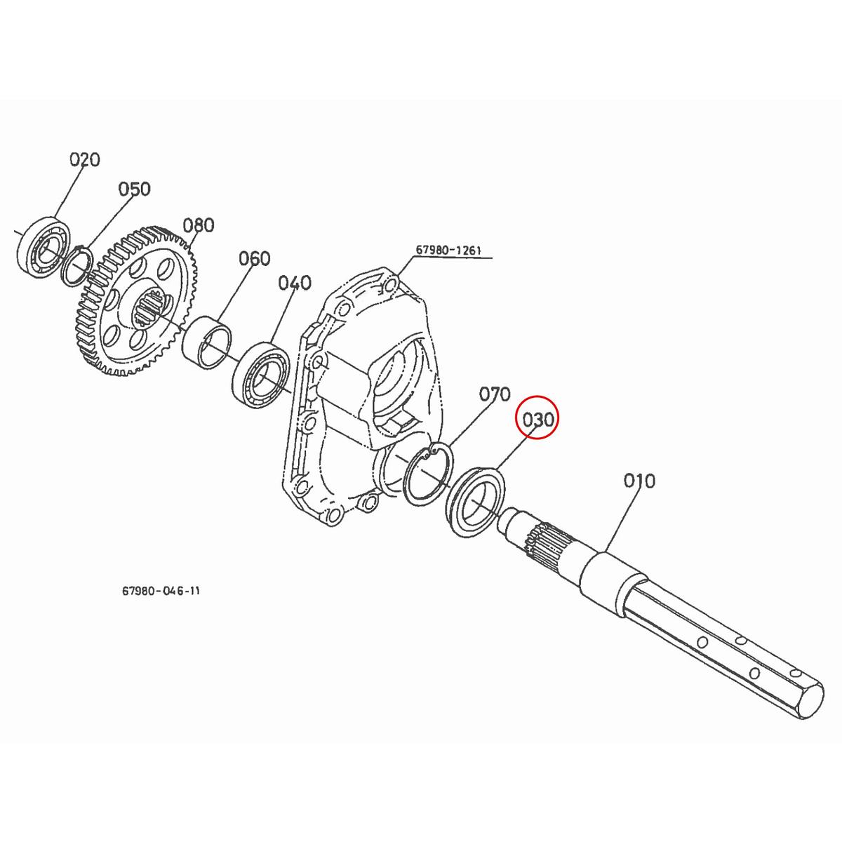 Kubota Seal oil 66911-17810. Used and new spare parts, imported from Japan in excellent condition. Find genuine - original and aftermarket spare parts for all Kubota tractors at affordable prices.