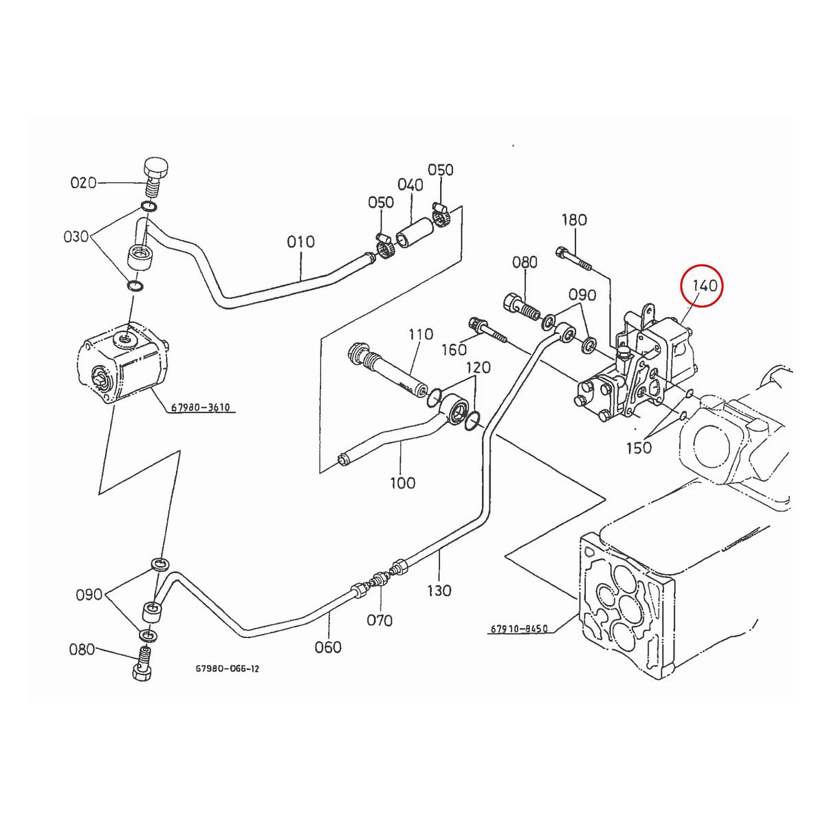 Kubota Βαλβίδα ελέγχου υδραυλικού 67980-25400. Ανταλλακτικά μεταχειρισμένα και καινούρια, εισαγόμενα από την Ιαπωνία σε άριστη κατάσταση. Βρείτε γνήσια - original και ιμιτασιόν - aftermarket ανταλλακτικά για όλα τα Kubota σε προσιτές τιμές.