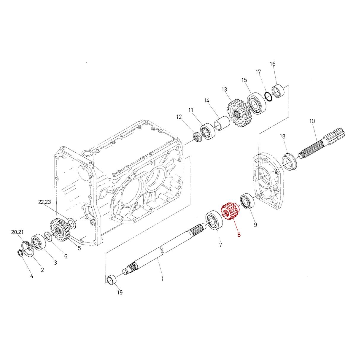 Γρανάζι 15 δόντια Kubota 67111-15950. Ανταλλακτικά μεταχειρισμένα και καινούρια, εισαγόμενα από την Ιαπωνία σε άριστη κατάσταση. Βρείτε γνήσια - original και ιμιτασιόν - aftermarket ανταλλακτικά για όλα τα τρακτέρ Kubota σε προσιτές τιμές.