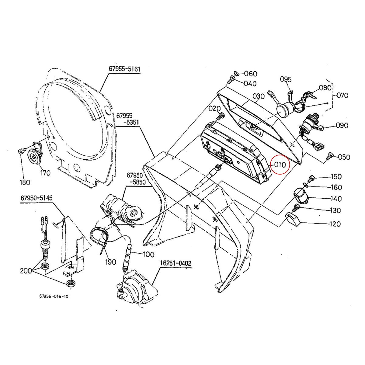 Kubota Καντράν 67955-26810. Ανταλλακτικά μεταχειρισμένα και καινούρια, εισαγόμενα από την Ιαπωνία σε άριστη κατάσταση. Βρείτε γνήσια - original και ιμιτασιόν - aftermarket ανταλλακτικά για όλα τα Kubota σε προσιτές τιμές.