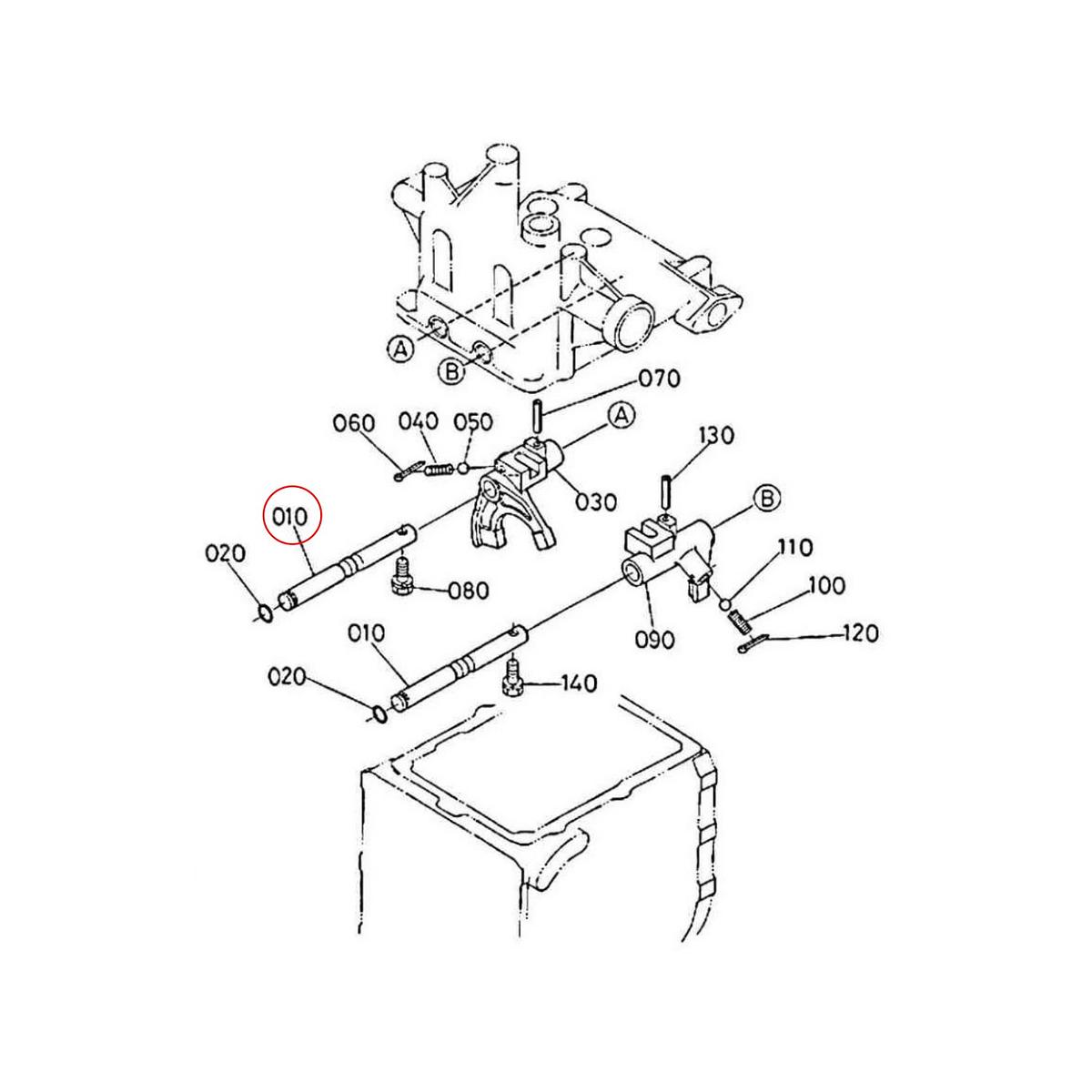 Kubota Άξονας φουρκέτας 67950-18110. Ανταλλακτικά μεταχειρισμένα και καινούρια, εισαγόμενα από την Ιαπωνία σε άριστη κατάσταση. Βρείτε γνήσια - original και ιμιτασιόν - aftermarket ανταλλακτικά για όλα τα Kubota σε προσιτές τιμές.