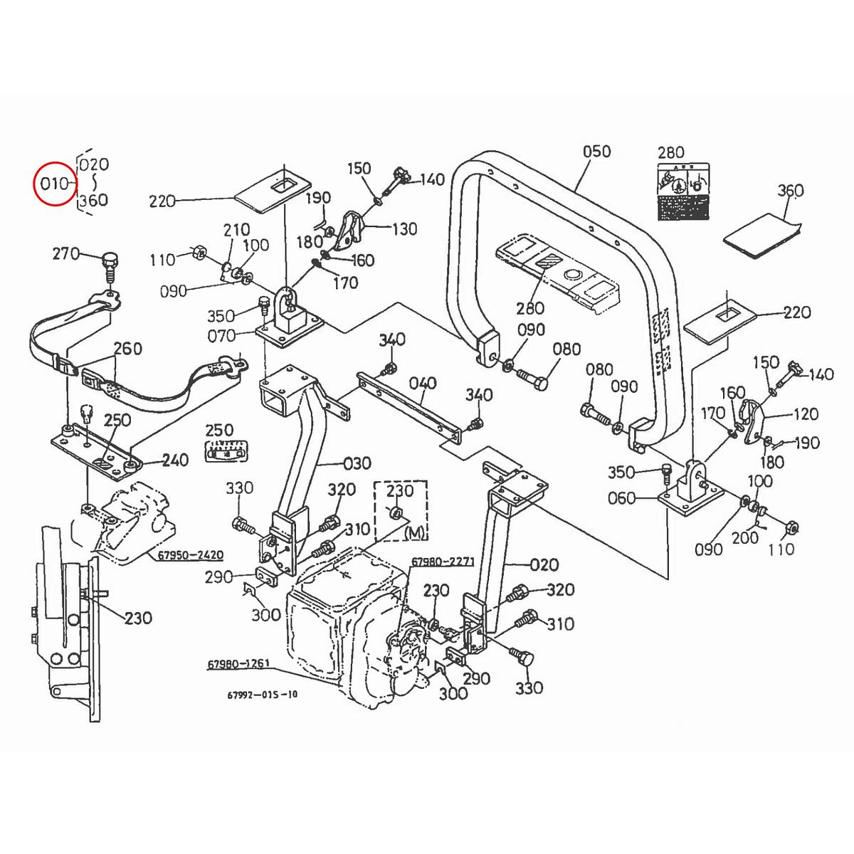 Kubota Roll bar 96315-46800. Ανταλλακτικά μεταχειρισμένα και καινούρια, εισαγόμενα από την Ιαπωνία σε άριστη κατάσταση. Βρείτε γνήσια - original και ιμιτασιόν - aftermarket ανταλλακτικά για όλα τα Kubota σε προσιτές τιμές.