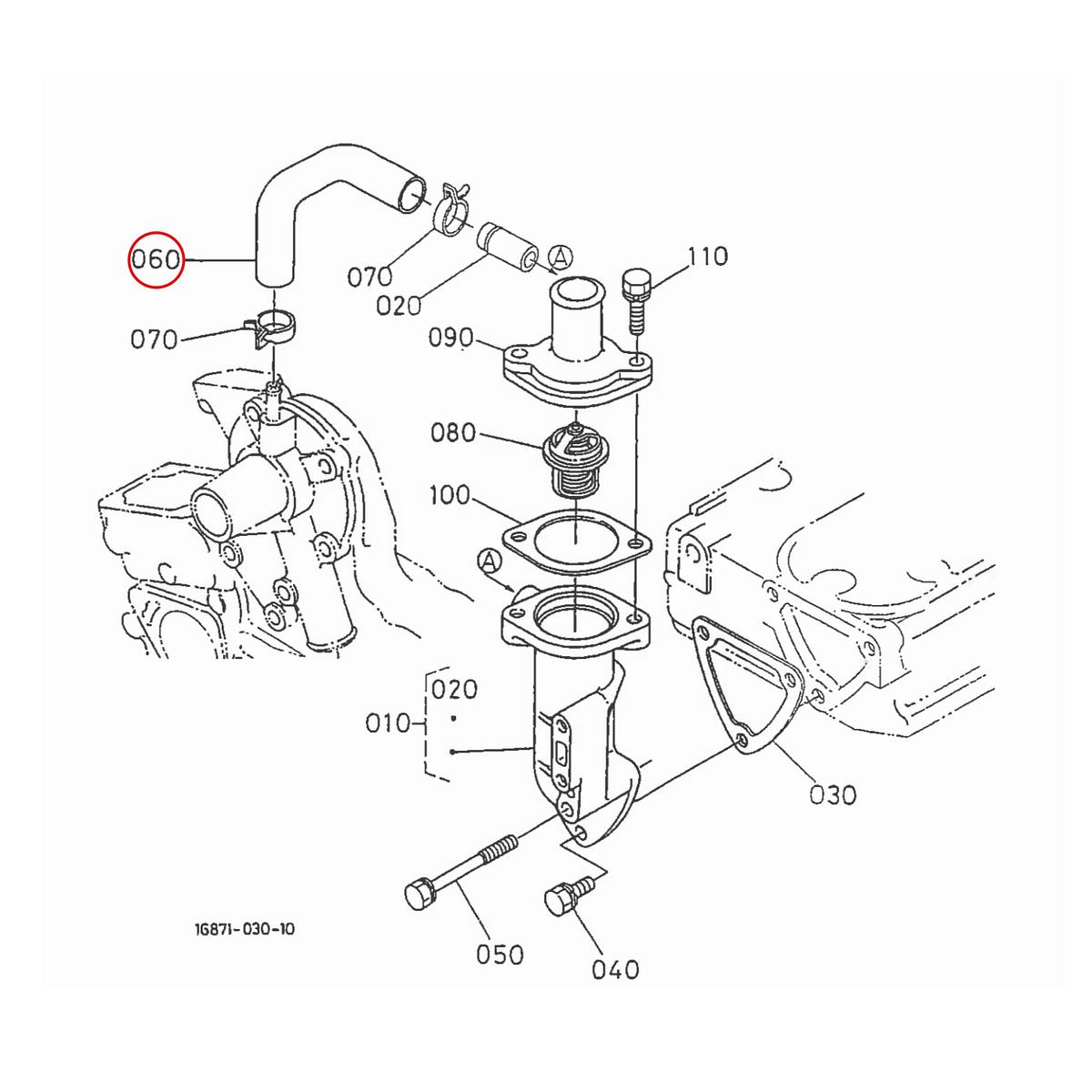 Kubota Κολάρο θερμοστάτη 16851-73350. Ανταλλακτικά μεταχειρισμένα και καινούρια, εισαγόμενα από την Ιαπωνία σε άριστη κατάσταση. Βρείτε γνήσια - original και ιμιτασιόν - aftermarket ανταλλακτικά για όλα τα Kubota σε προσιτές τιμές.