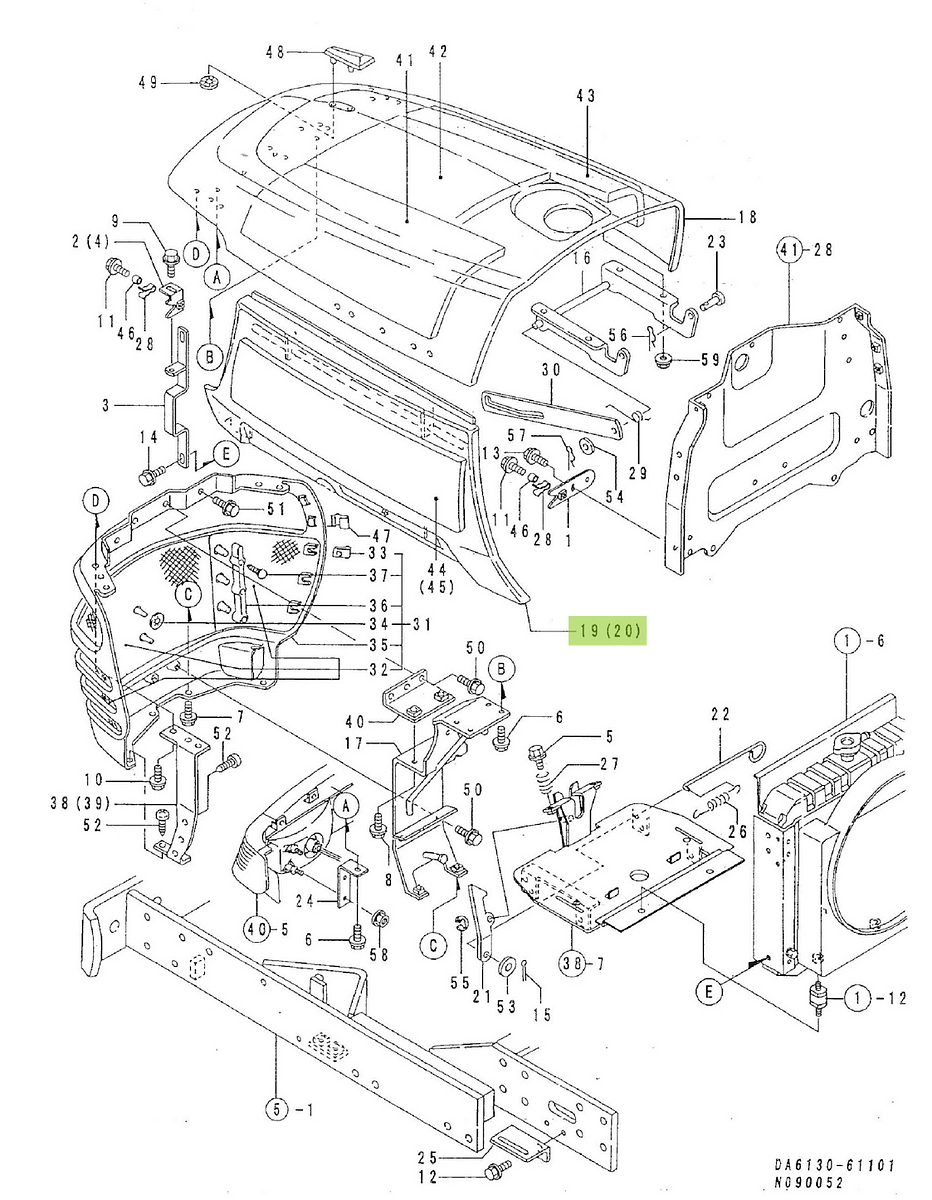 Πλαϊνό Πάνελ Δεξί Yanmar 1W3781-05290. Ανταλλακτικά μεταχειρισμένα και καινούρια, εισαγόμενα από την Ιαπωνία σε άριστη κατάσταση. Βρείτε γνήσια - original και ιμιτασιόν - aftermarket ανταλλακτικά για όλα τα Kubota σε προσιτές τιμές.