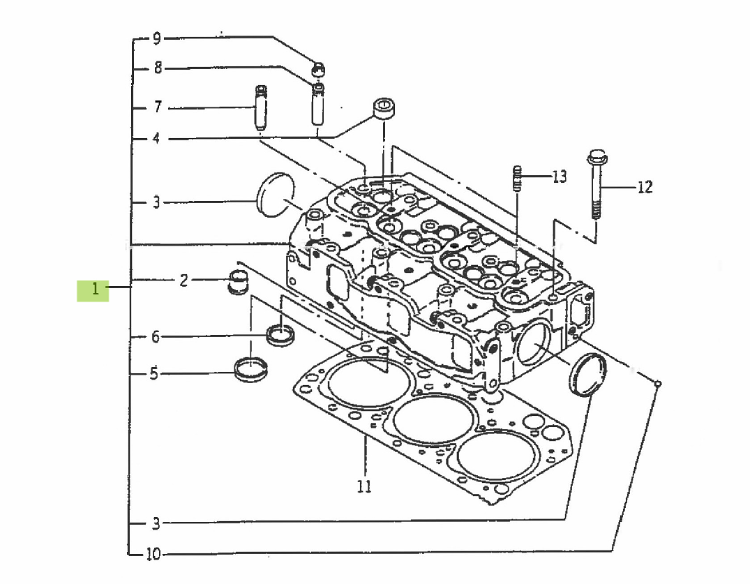 Κυλινδροκεφαλή Iseki 6211-110-045-40. Ανταλλακτικά μεταχειρισμένα και καινούρια, εισαγόμενα από την Ιαπωνία σε άριστη κατάσταση. Βρείτε γνήσια - original και ιμιτασιόν - aftermarket ανταλλακτικά για όλα τα Kubota σε προσιτές τιμές.
