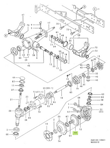 Gear Bevel Yanmar 1W3263-70670. Used and new spare parts, imported from Japan in excellent condition. Find genuine - original and aftermarket spare parts for all Kubota tractors at affordable prices.