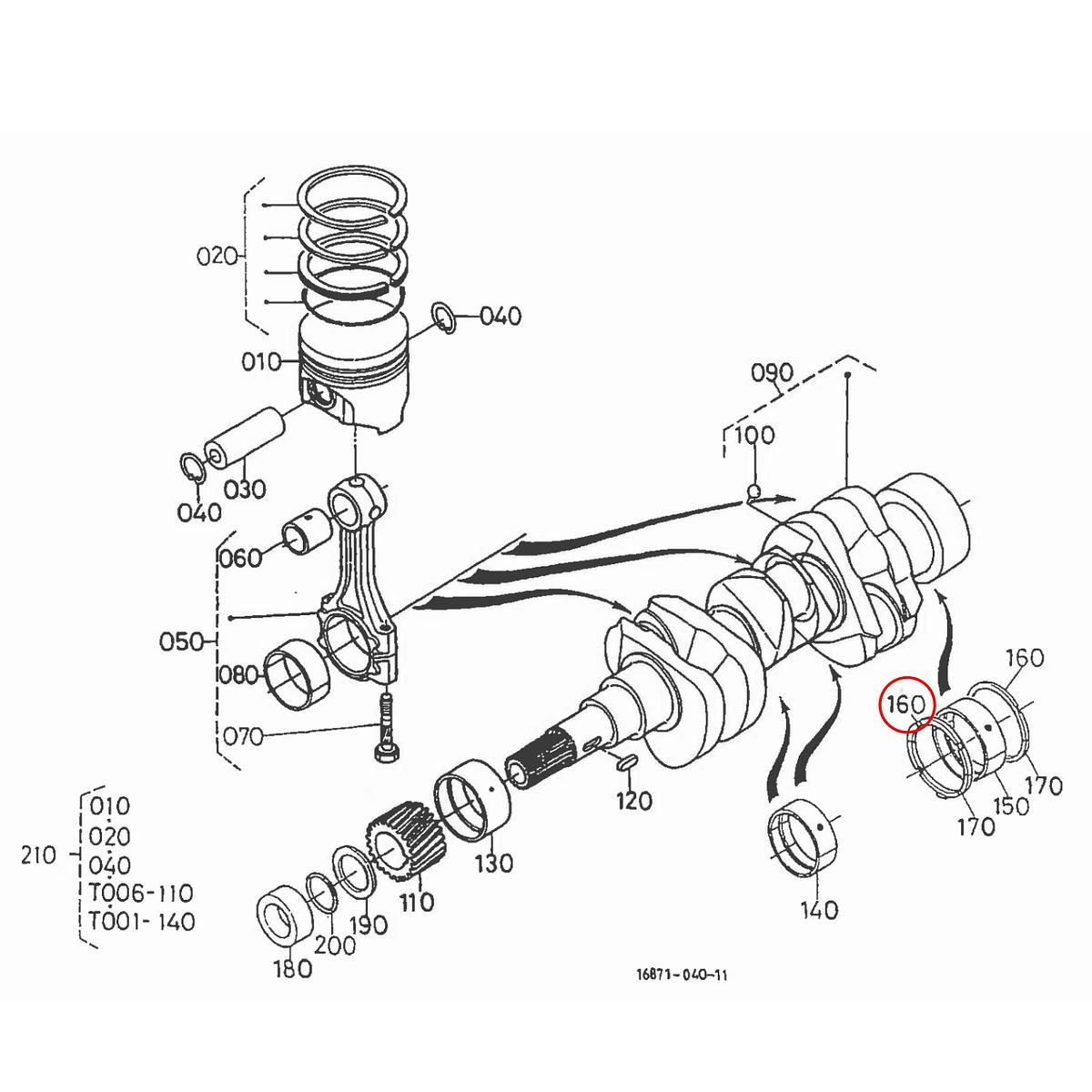 Kubota Θρός +0.4mm 15261-23960. Ανταλλακτικά μεταχειρισμένα και καινούρια, εισαγόμενα από την Ιαπωνία σε άριστη κατάσταση. Βρείτε γνήσια - original και ιμιτασιόν - aftermarket ανταλλακτικά για όλα τα Kubota σε προσιτές τιμές.