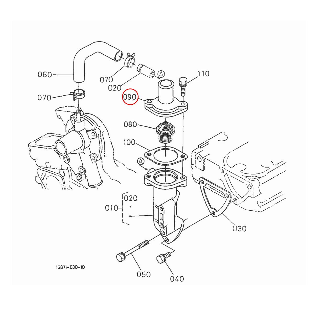 Kubota Καπάκι θερμοστάτη 15841-73260. Ανταλλακτικά μεταχειρισμένα και καινούρια, εισαγόμενα από την Ιαπωνία σε άριστη κατάσταση. Βρείτε γνήσια - original και ιμιτασιόν - aftermarket ανταλλακτικά για όλα τα Kubota σε προσιτές τιμές.