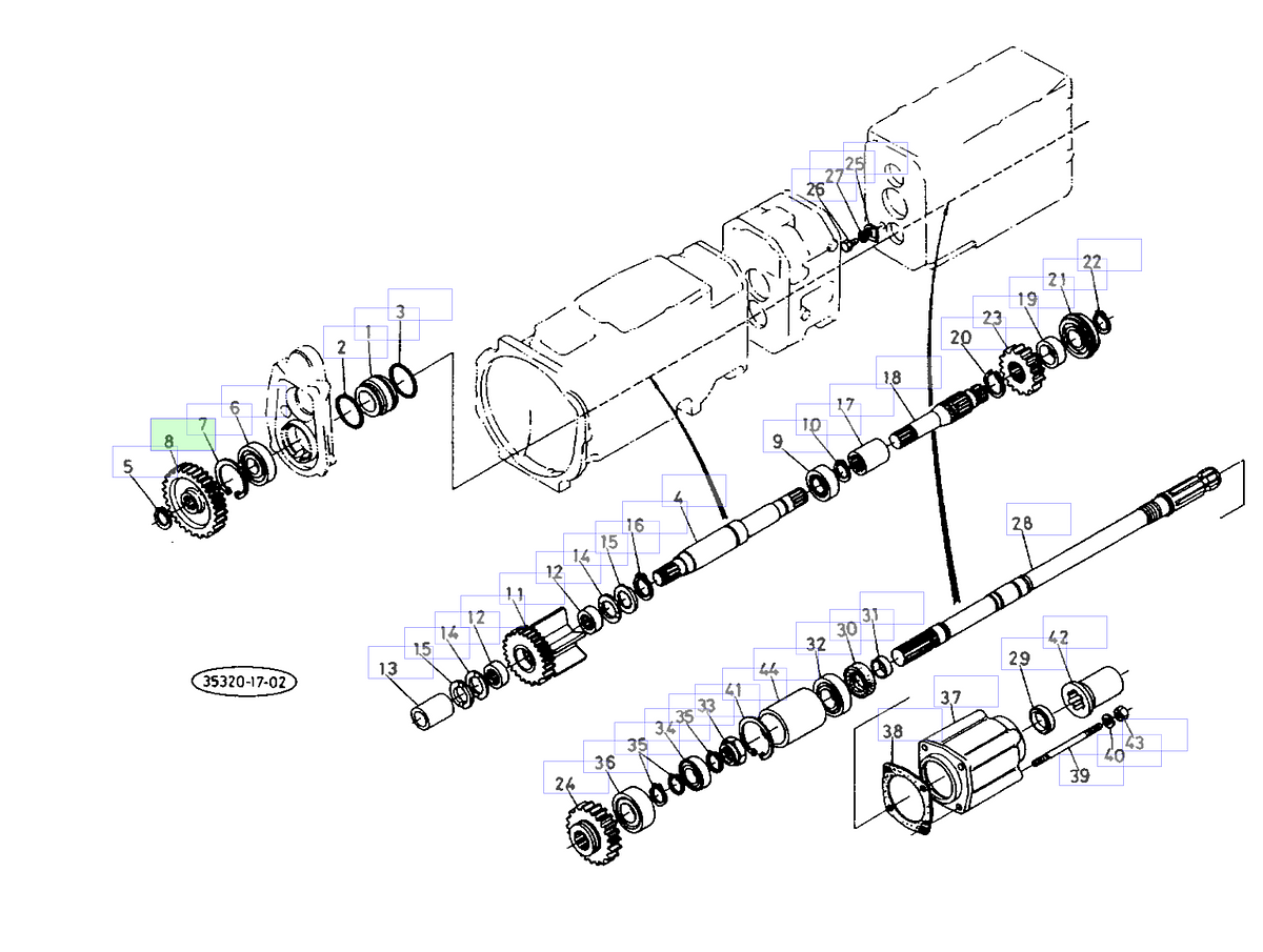 Γρανάζι 39 δόντια Kubota 35340-25340. Ανταλλακτικά μεταχειρισμένα και καινούρια, εισαγόμενα από την Ιαπωνία σε άριστη κατάσταση. Βρείτε γνήσια - original και ιμιτασιόν - aftermarket ανταλλακτικά για όλα τα Kubota σε προσιτές τιμές.