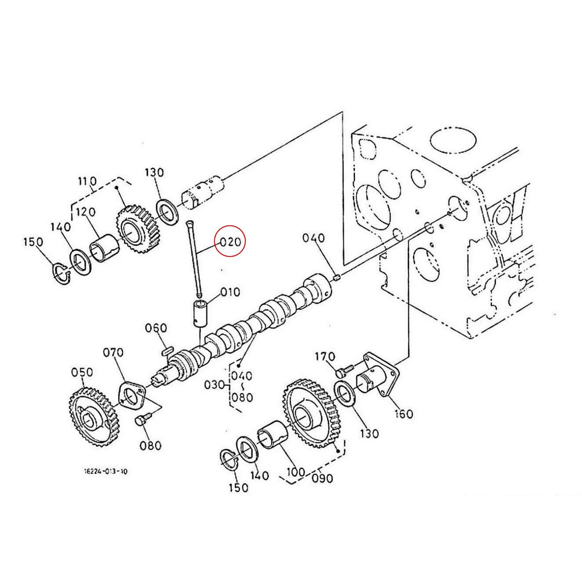 Kubota Ωστήριο 16241-15110. Ανταλλακτικά μεταχειρισμένα και καινούρια, εισαγόμενα από την Ιαπωνία σε άριστη κατάσταση. Βρείτε γνήσια - original και ιμιτασιόν - aftermarket ανταλλακτικά για όλα τα Kubota σε προσιτές τιμές.