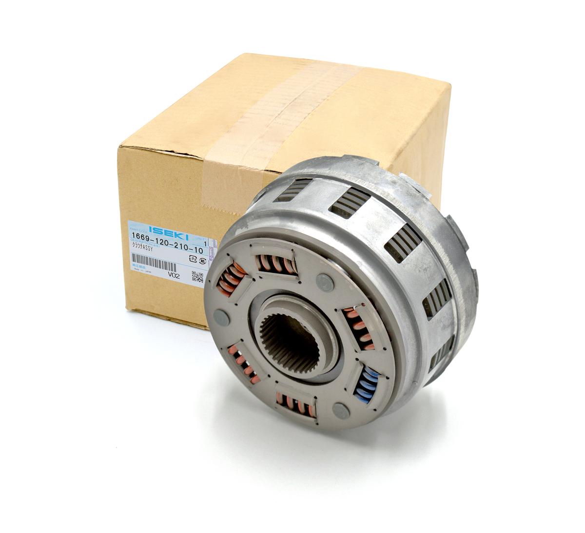 Συμπλέκτης σετ καμπάνα δίσκοι Iseki 1669-120-210-00. Ανταλλακτικά μεταχειρισμένα και καινούρια, εισαγόμενα από την Ιαπωνία σε άριστη κατάσταση. Βρείτε γνήσια - original και ιμιτασιόν - aftermarket ανταλλακτικά για όλα τα Iseki σε προσιτές τιμές.