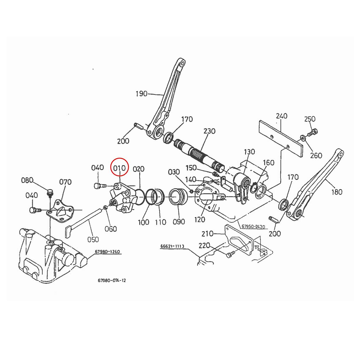 Kubota Καπάκι εμβόλου υδραυλικού 67980-36200. Ανταλλακτικά μεταχειρισμένα και καινούρια, εισαγόμενα από την Ιαπωνία σε άριστη κατάσταση. Βρείτε γνήσια - original και ιμιτασιόν - aftermarket ανταλλακτικά για όλα τα Kubota σε προσιτές τιμές.