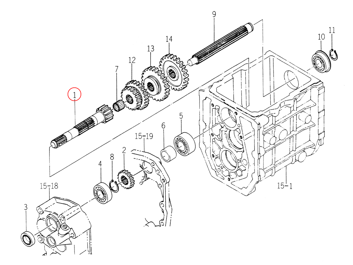 Άξονας μπριζντιρέκ 13 δόντια Iseki: 1672-202-006-10. Ανταλλακτικά μεταχειρισμένα και καινούρια, εισαγόμενα από την Ιαπωνία σε άριστη κατάσταση. Βρείτε γνήσια - original και ιμιτασιόν - aftermarket ανταλλακτικά για όλα τα Iseki σε προσιτές τιμές.
